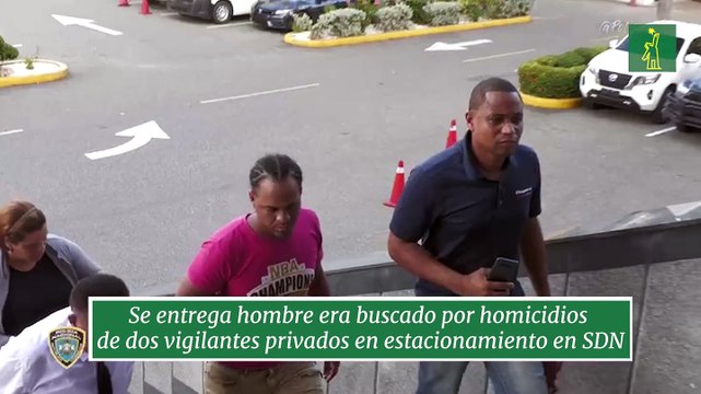Se entrega hombre era buscado por homicidios de dos vigilantes privados en estacionamiento en SDN
