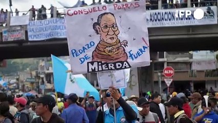 Siguen las protestas en Guatemala para exigir cese de "persecución" contra Arévalo