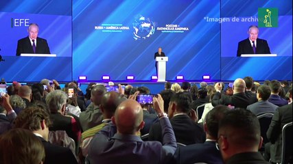 Putin acusa a Occidente de encabezar una "pirámide financiera" en materia de divisas