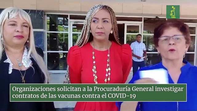 Organizaciones solicitan a la Procuraduría General investigar contratos de las vacunas contra el COVID-19