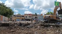 Finalizan trabajos de demolición  en San Cristóbal