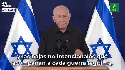 Netanyahu descarta un alto el fuego con Hamás en Gaza