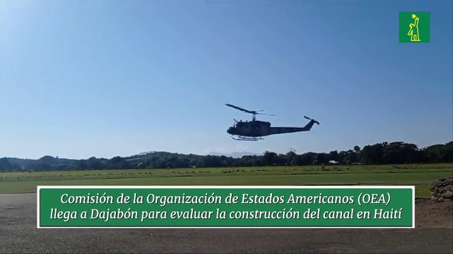 Comisión de la Organización de Estados Americanos (OEA) llega a Dajabón para evaluar la construcción del canal en Haití
