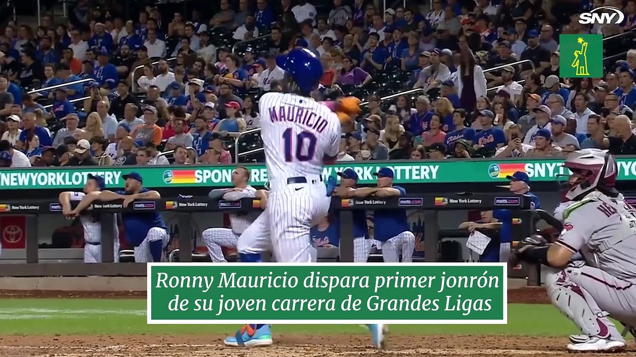 Ronny Mauricio dispara primer jonrón de su joven carrera de Grandes Ligas