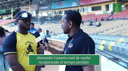 Alexander Canario está de vuelta recuperando el tiempo perdido