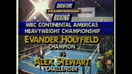 Evander Holyfield vs Alex Stewart - Showtime 11-4-89
