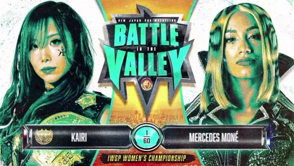 KAIRI vs Mercedes Moné - IWGP WOMEN'S CHAMPIONSHIP: BATTLE IN THE VALLEY (1/18/2023)