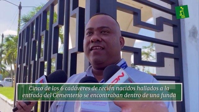 Cinco de los 6 cadáveres de recién nacidos hallados a la entrada del Cementerio Cristo Salvador se encontraban dentro de una funda