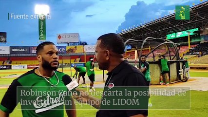 Robinson Cano no descarta la posibilidad de invertir en un equipo de LIDOM