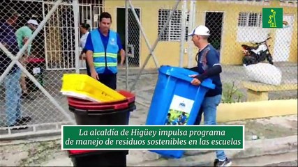 La alcaldía de Higüey impulsa programa  de manejo de residuos sostenibles en las escuelas