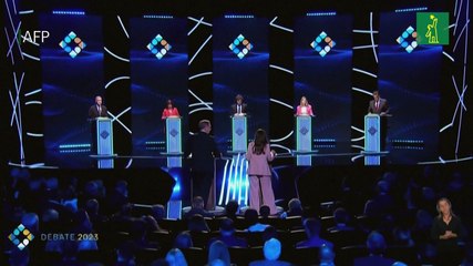 Candidatos a la presidencia de Argentina se enfrentan en acalorado debate