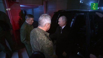 Putin visita el cuartel general de la operación militar en Ucrania