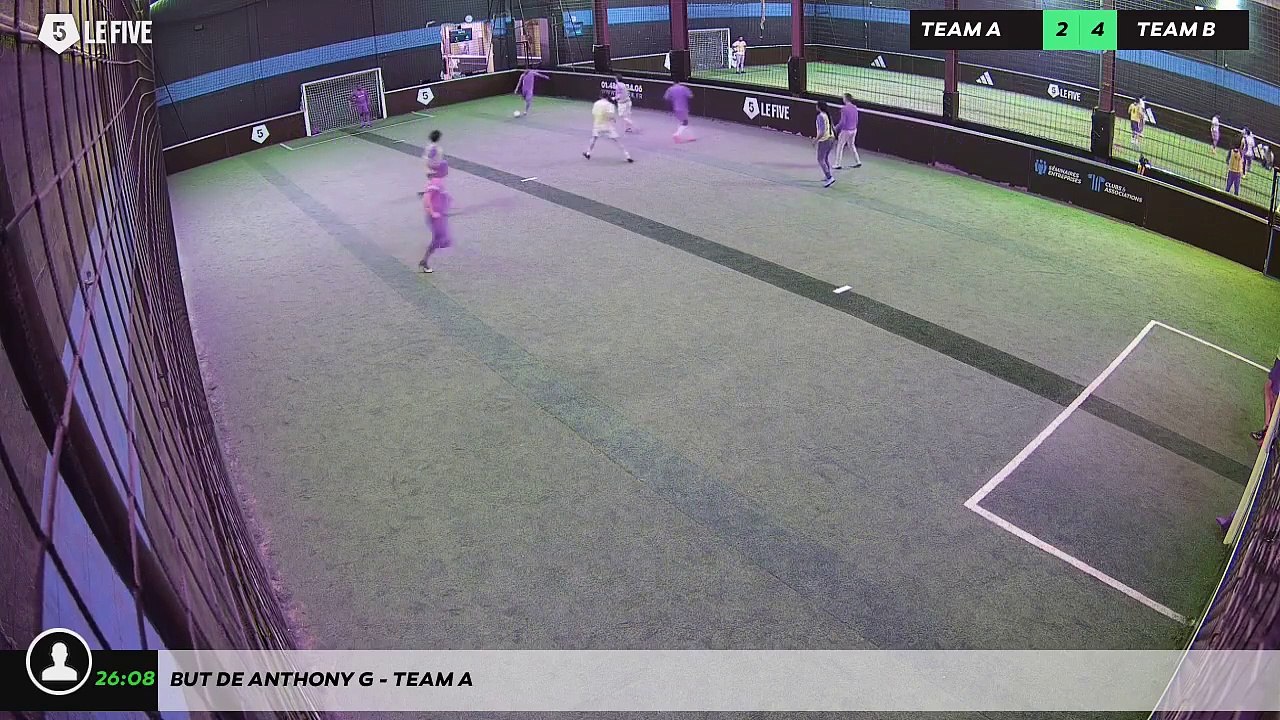 But de Anthony G - Team A