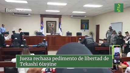 Jueza rechaza pedimento de libertad de Tekashi 6ix9ine
