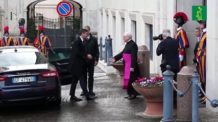 El papa se reúne con el presidente de Paraguay durante 25 minutos en su residencia