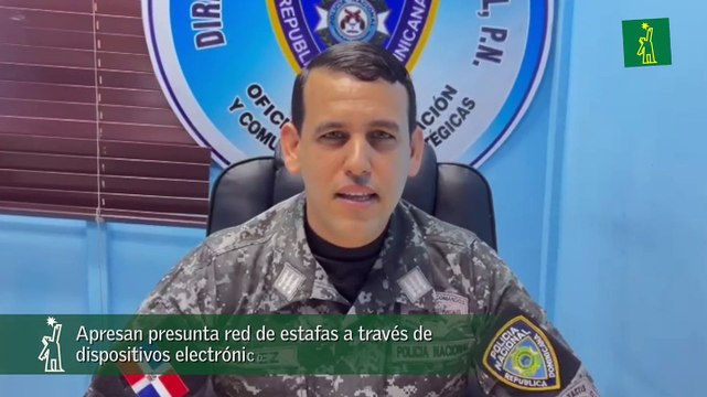 Apresan presunta red de estafas a través de dispositivos electrónicos en Santiago