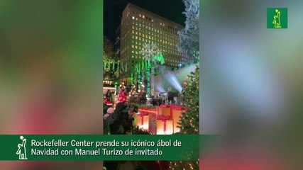 Rockefeller Center prende su icónico ábol de Navidad con Manuel Turizo de invitado