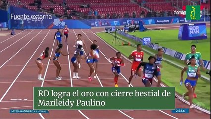 RD logra el oro con cierre bestial de Marileidy Paulino