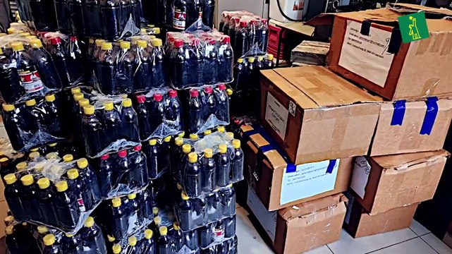 Incautan en Puerto Caucedo 33 kilos de cocaína líquida en carga de botellas de sazón y bebidas lácteas