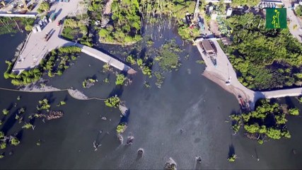 Una mina con riesgo de derrumbe se rompió parcialmente en el noreste de Brasil