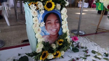 El doloroso adiós a la niña de 14 años, víctima de feminicidio en Colombia