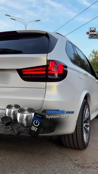 Terminator Active Electronic Exhaust with Ford Mustang I Sound on BMW X5 F15