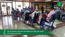 AILA reporta 164 mil solicitudes de sillas de rueda en lo que va de año