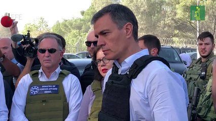 Sánchez advierte en Israel que usar sólo la fuerza no acabará con el terrorismo de Hamás