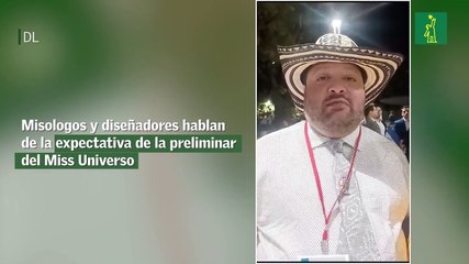 Misologos y diseñadores hablan de la expectativa de la preliminar del Miss Universo