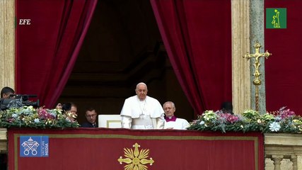 El papa critica el gasto de fondos públicos en armamento en su mensaje de Navidad