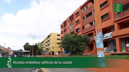 Alcaldía embellece edificios de la ciudad