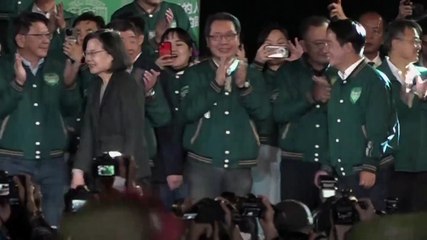 El ganador de la presidencial en Taiwán promete proteger la isla de amenazas de China
