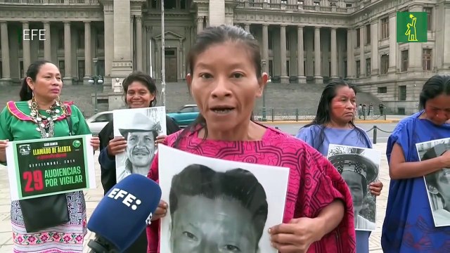 Grupos de familiares indígenas exigen justicia por el asesinato de sus líderes por defender la Amazonía