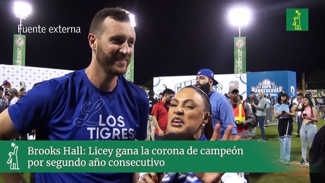 Brooks Hall: Licey gana la corona de campeón por segundo año consecutivo