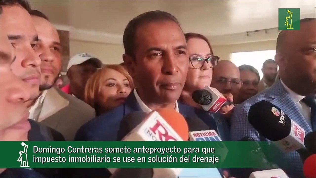 Domingo Contreras Somete Anteproyecto Para Que Impuesto Inmobiliario Se Use En Solución Del Drenaje