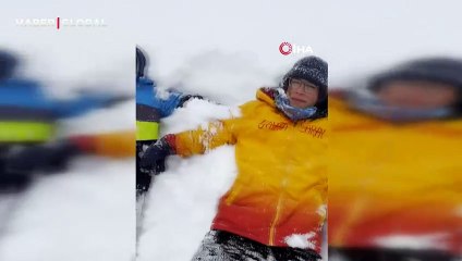 Tokat’ta kızağını alan yaylaya akın etti