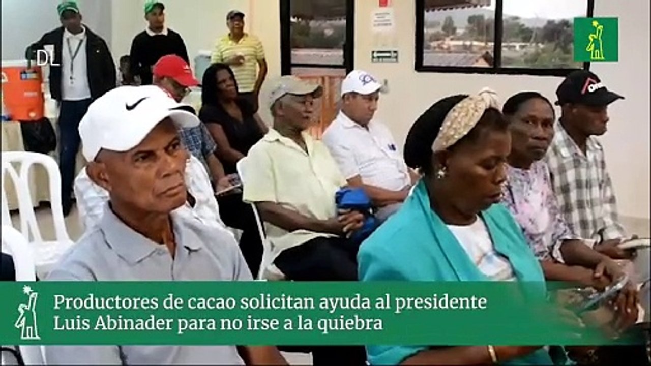 Productores de cacao solicitan ayuda al presidente Luis Abinader para no irse a la quiebra