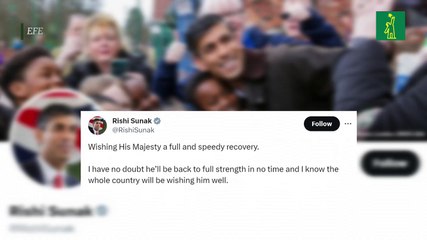 El primer ministro británico dice que el cáncer de Carlos III se ha detectado pronto