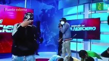 Encapuchados armados toman un canal de televisión en Ecuador en una transmisión en vivo
