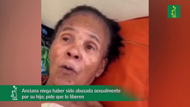 Anciana niega haber sido abusada sexualmente por su hijo; pide que lo liberen