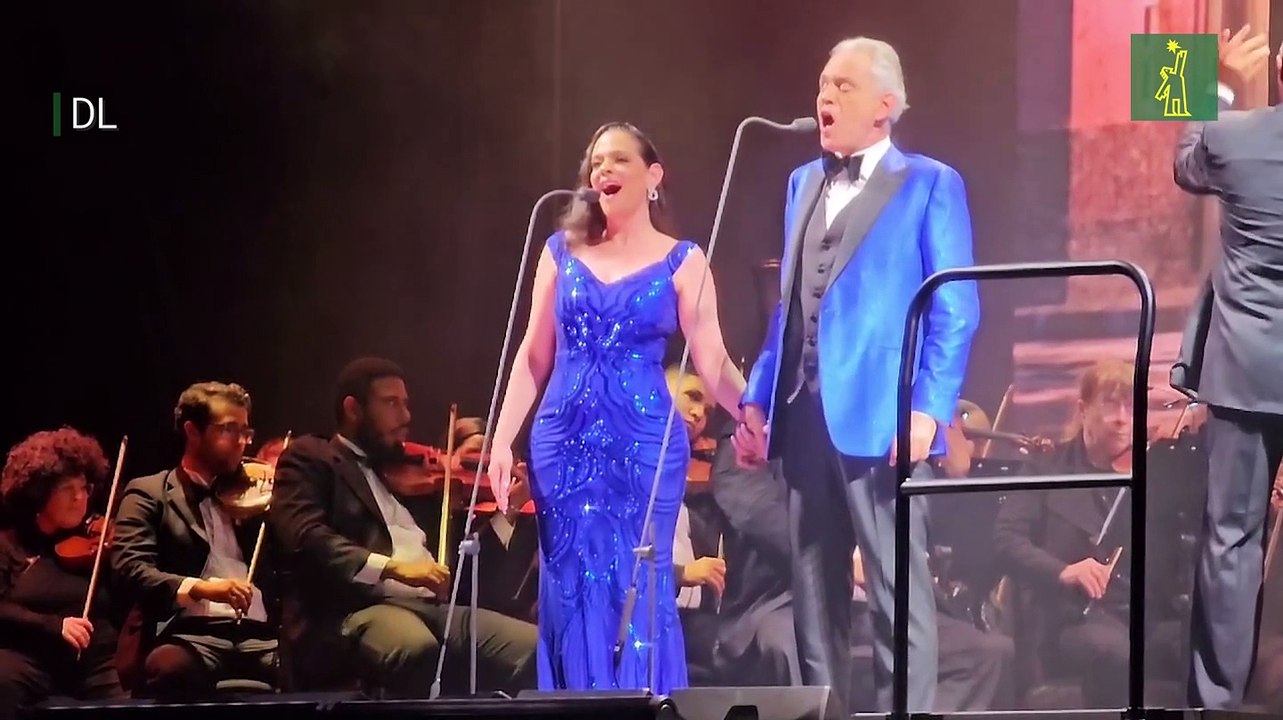 Andrea Bocelli encantó a los dominicanos con su potente voz