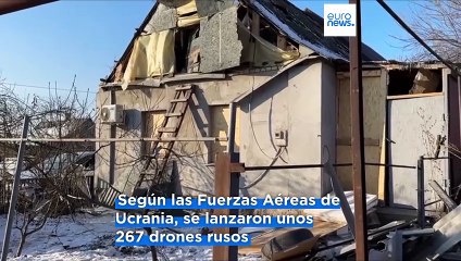 Ucrania sufre el mayor ataque con drones desde el comienzo de la guerra, según Zelenski