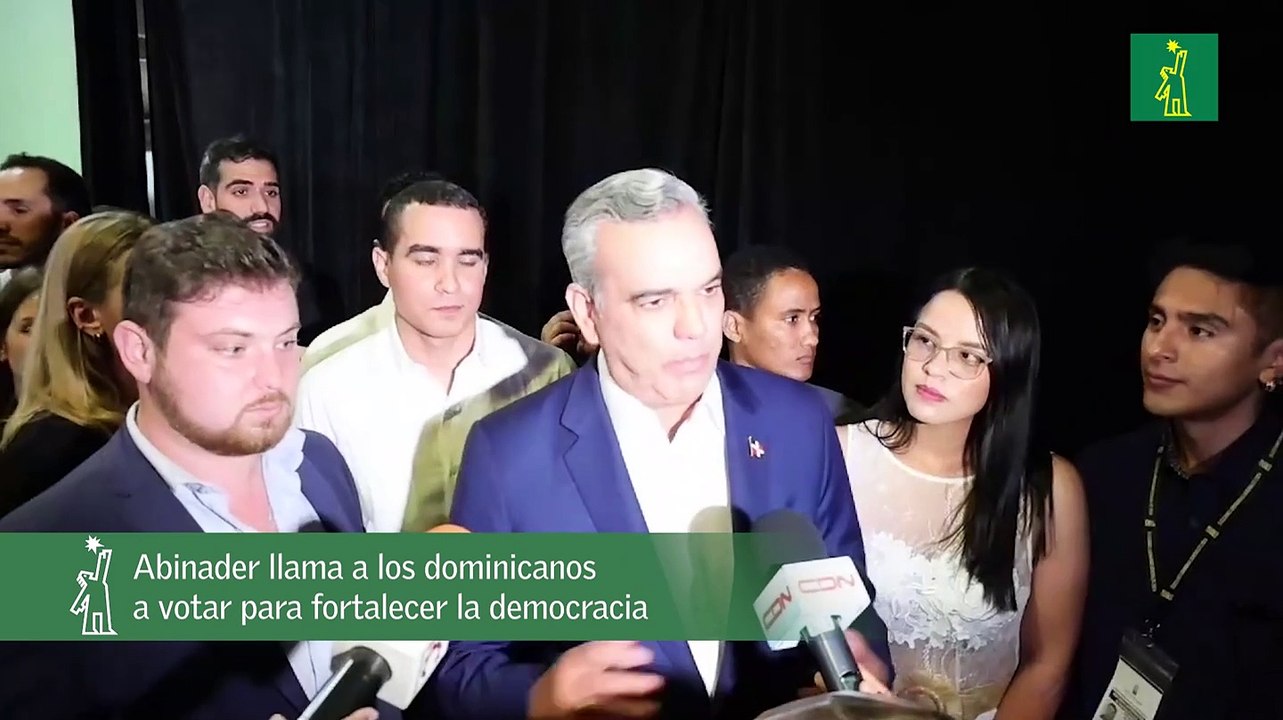 Abinader llama a los dominicanos a votar para fortalecer la democracia