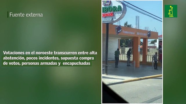 Votaciones en el noroeste transcurren entre alta abstención, pocos incidentes, supuesta compra de votos, personas armadas y encapuchadas