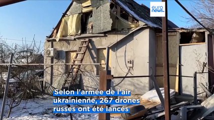 La Russie a lancé une attaque massive de 267 drones sur l'Ukraine