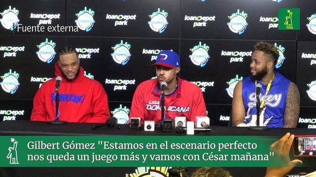 Gilbert Gómez Estamos en el escenario perfecto nos queda un juego más y vamos con César mañana