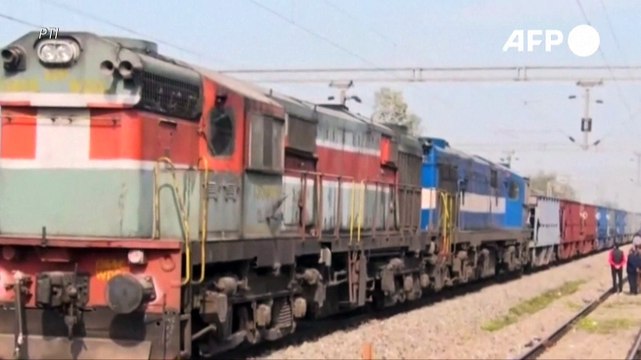 Un tren de mercancías recorre 70 km sin conductor en India