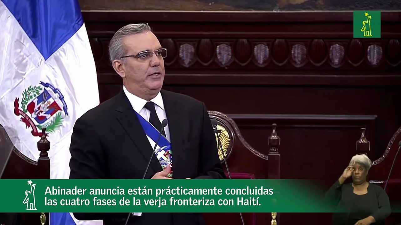 Abinader anuncia están prácticamente concluidas las cuatro fases de la verja fronteriza con Haití