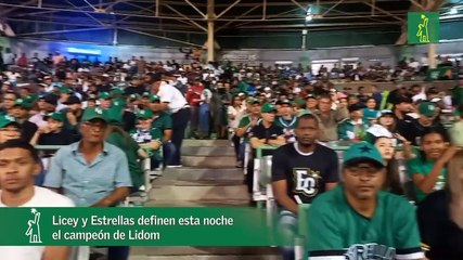 Licey y Estrellas definen esta noche el campeón de Lidom