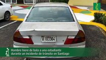Hombre hiere de bala a una estudiante durante un incidente de tránsito en Santiago